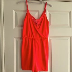 Gently Used H&M Romper Sm Coral/Pink